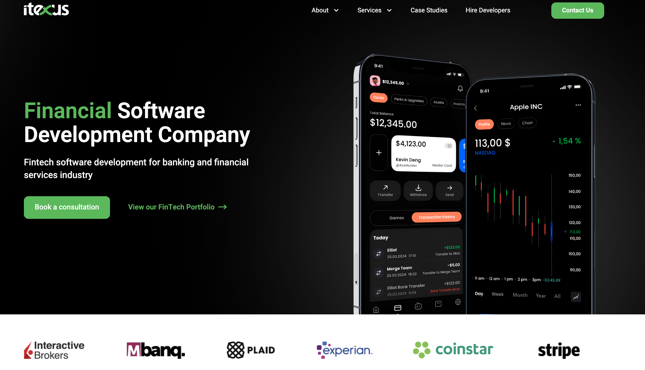 FinTech Software Development Company Itexus