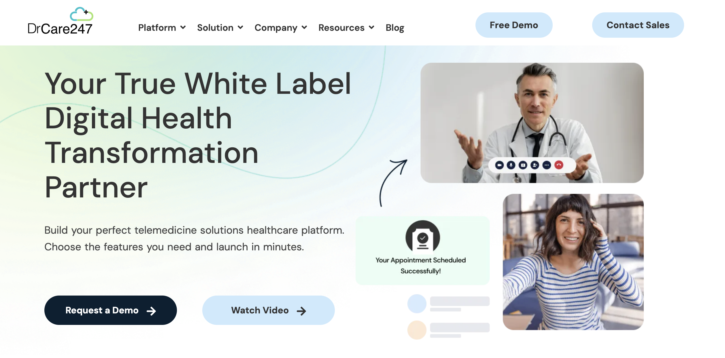 White-label Telemedicine, RPM and HIMS Solution