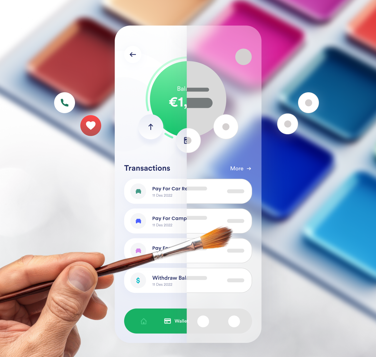 FinTech UI/UX Design and Prototyping